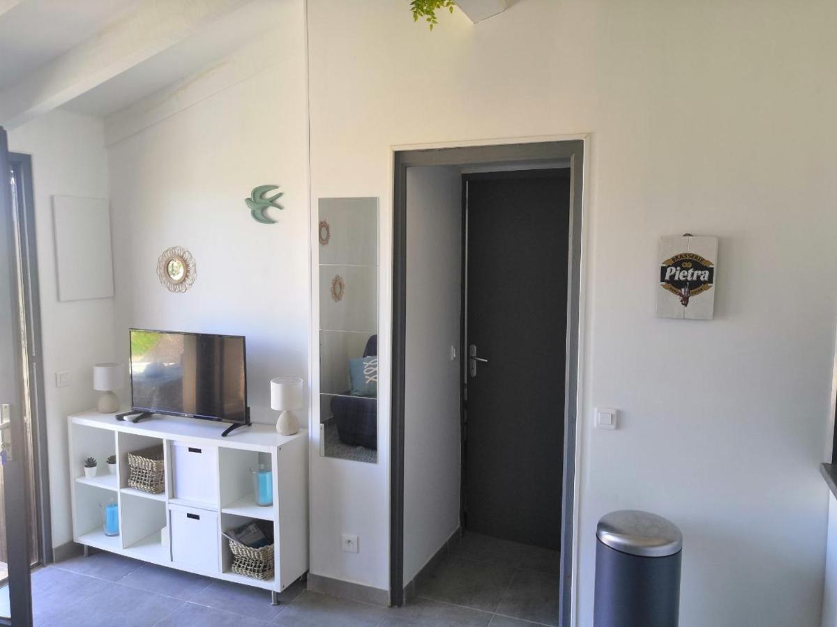 Porticcio Tres Joli T2 Climatise & Grande Terrasse A 1Km De La Plage Exterior foto